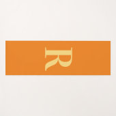 モノグラムモダンオレンジ ヨガマット (正面(横))