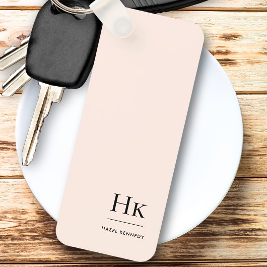 モノグラムモダンクラシックミニマルモノグラムのリスト キーホルダー