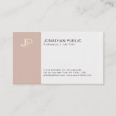 モノグラムモダンクリエイティブベエエレガントージ調和 名刺 (正面)