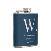 モノグラムモダングパーソナライズされたロムスマンスキットル フラスク (右)