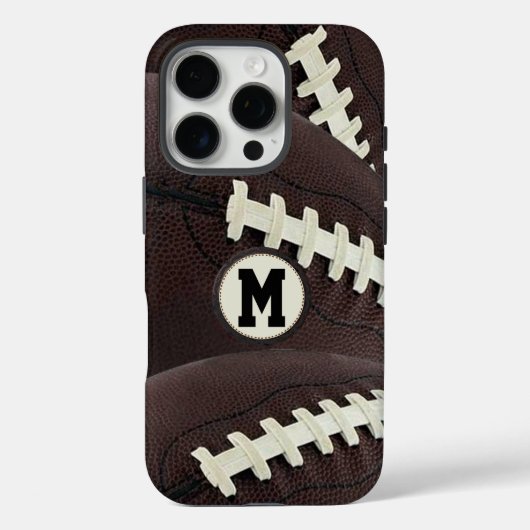 モノグラムモダングラフィックサッカー Case-Mate iPhoneケース (裏面)