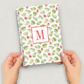 モノグラムモダングリーンパーム葉ズ ノートブック