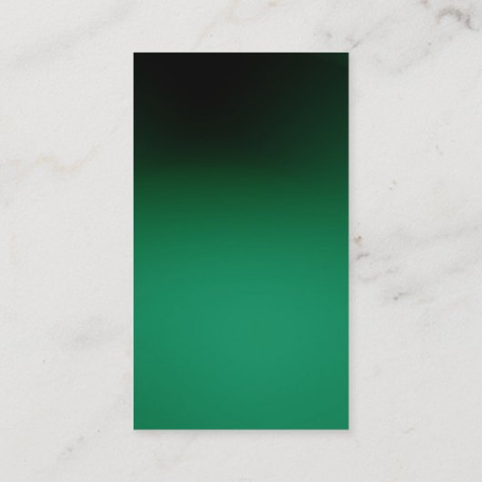 モノグラムモダングリーンレッドプロフェッショナル 名刺 (裏面)