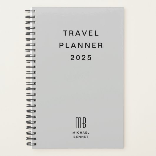 モノグラムモダングレイ旅行 プランナー手帳 (正面)