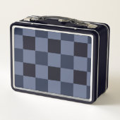 モノグラムモダンコテージコアギンガムチェックプライド メタルランチボックス (裏面)