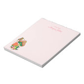 モノグラムモダンシンプルレトロスタイリッシュキノコ ノートパッド (回転)