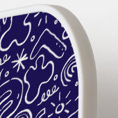 モノグラムモダンシームレス形状 ピックルボールラケット (左詳細)