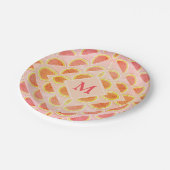 モノグラムモダンスイカ ペーパープレート (アングル)