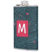 モノグラムモダンスプルース&ベリーカスタムホリデイ フラスク (左)