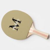 モノグラムモダンタンブラックサンド 卓球ラケット (横)
