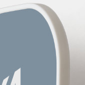 モノグラムモダンダスティブルーピックボールパドル ピックルボールラケット (左詳細)