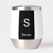 モノグラムモダンツートーン白黒 (背面)