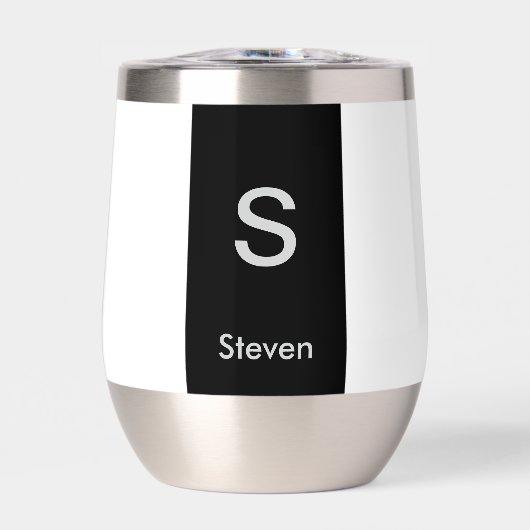 モノグラムモダンツートーン白黒 (正面)