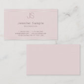 モノグラムモダンテンプレートトレンディーエレガントトップ 名刺 (正面/裏面)