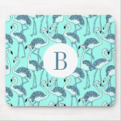 モノグラムモダントロピカルフラミンゴ マウスパッド (正面)