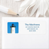 モノグラムモダンヌブルライトハウス差出人住所 ラベル (インサイチュ)