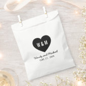 モノグラムモダンハート結婚ズ フェイバーバッグ (クリップ留めされた状態)