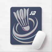 モノグラムモダンバドミントンシャトルコック マウスパッド (マウス)