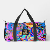 モノグラムモダンパタクールーンヨガスポーツ旅行 ダッフルバッグ (正面)