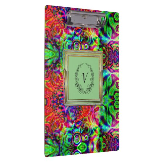 モノグラムモダンパタスタイリッシューン冬パーティー クリップボード (右)