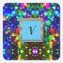 モノグラムモダンパタスタイリッシューン冬パーティー スクエアシール