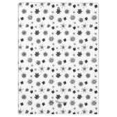 モノグラムモダンパターン白黒 クリップボード (裏面)