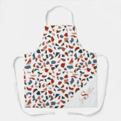 モノグラムモダンパターン エプロン (正面)