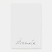 モノグラムモダンパーソナライズされたトレンディー（名前） ポストイット (正面)