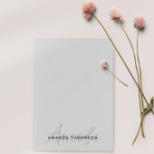 モノグラムモダンパーソナライズされたトレンディー(名前) ポストイット