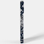 モノグラムモダンヒョウ印刷グリッターパーソナライズされた Case-Mate iPhoneケース (裏面 / 右)