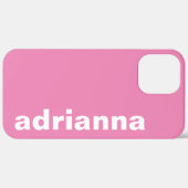 モノグラムモダンピンク Case-Mate iPhoneケース (裏面 / 右)