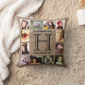 モノグラムモダンファミリー12 Instagramの写真 クッション (ブランケット)