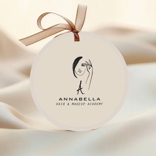 モノグラムモダンフェマイエ顔アート ラウンドシール