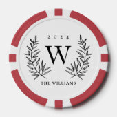 モノグラムモダンフォトファミリー ポーカーチップ (正面)