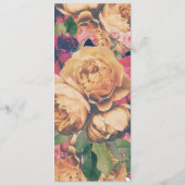 モノグラムモダンフローラボホ結婚ズ メニュー (裏面)