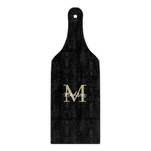 モノグラムモダンブラックタンサンド カッティングボード (正面)