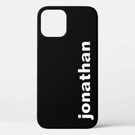 モノグラムモダンブラック Case-Mate iPhoneケース (裏面)