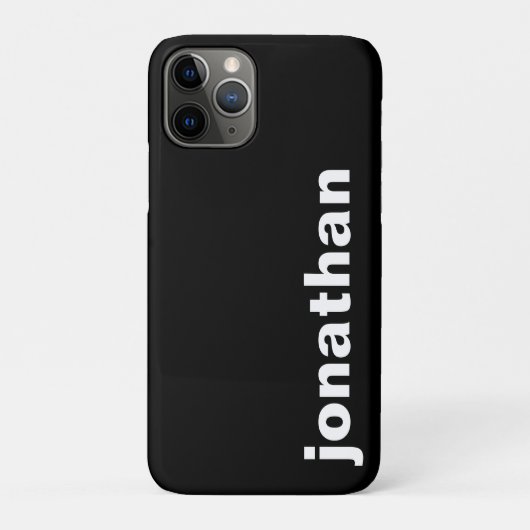 モノグラムモダンブラック Case-Mate iPhoneケース (裏)