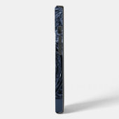 モノグラムモダンブルーデニムスワールプラスPro Max) Case-Mate iPhoneケース (裏面 / 左)