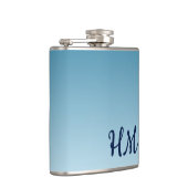 モノグラムモダンブルー フラスク (右)