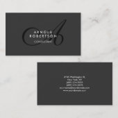 モノグラムモダンプレーングレートレンディー名刺 名刺 (正面/裏面)