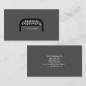 モノグラムモダンプレーングレートレンディー名刺 名刺 (正面/裏面)