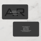 モノグラムモダンプレーングレートレンディー名刺 名刺 (正面/裏面)