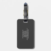 モノグラムモダンプレーングレートレンディー追加の名前 ラゲッジタグ (裏面縦)