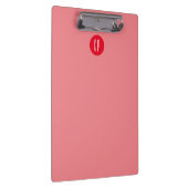 モノグラムモダンプロフェッショナルプレーンシンプルイニシャル クリップボード (右)