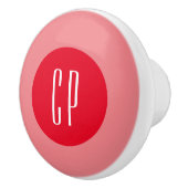 モノグラムモダンプロフェッショナルプレーンシンプルイニシャル セラミックノブ (右)