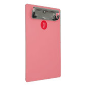 モノグラムモダンプロフェッショナルプレーンシンプルイニシャル ミニクリップボード (アングル)