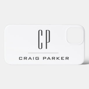 モノグラムモダンプロフェッショナルプレーンシンプルミニマル iPhone 13ケース