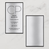 モノグラムモダンプロフェッショナル名刺 名刺 (正面/裏面)