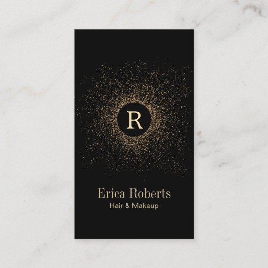 モノグラムモダンヘア&メイクアップアーティスト 名刺 (正面)